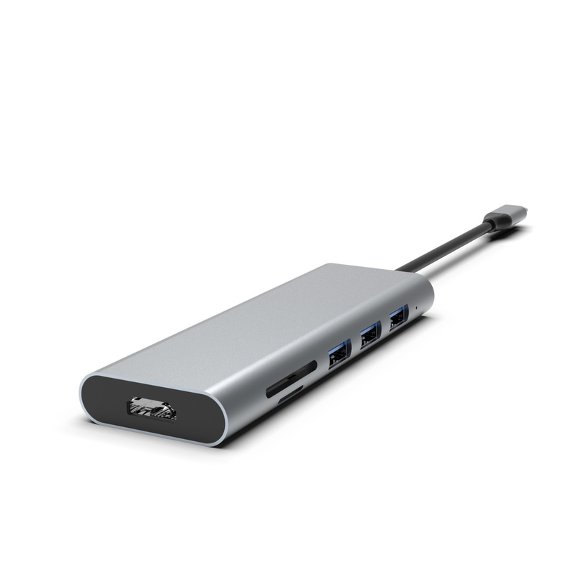 High Speed USB-C Hub adapter met USB 3.0 HDMI PD Charging Custom Logo