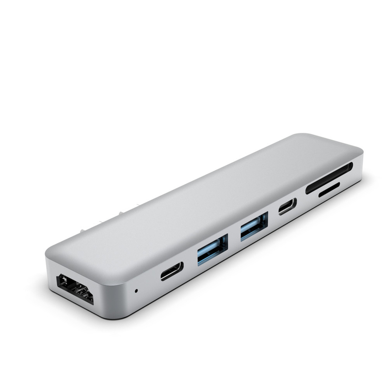 Aanpasbare dual usb c Hub adapter Dock 6-in-1 HDTV Dock Aanpasbare USB Hubs voor Macbook