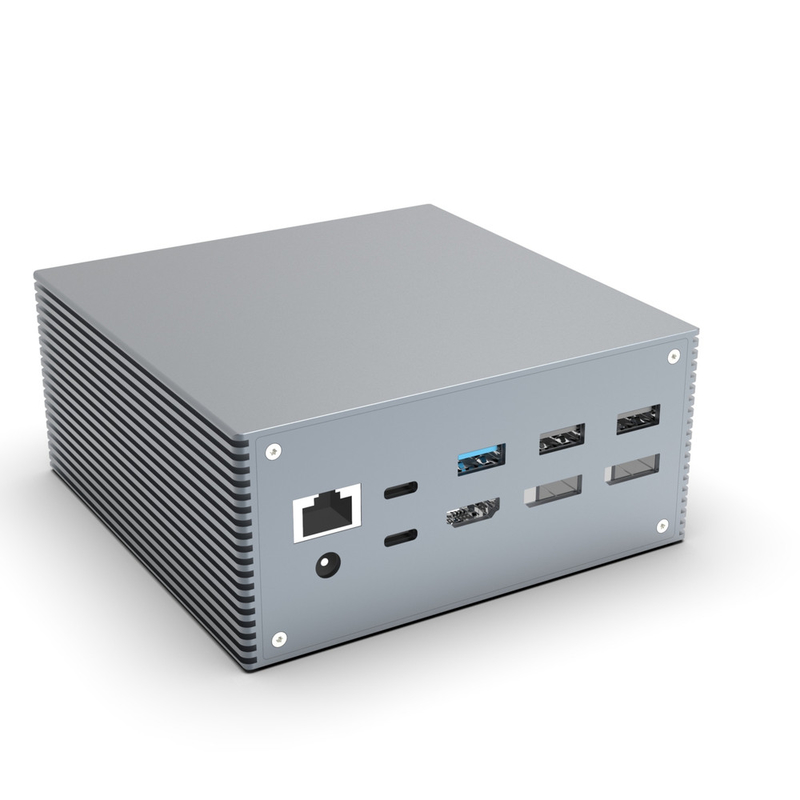 16 in 1 Thunderbolt 4 Docking Station 3 Monitors Mac USB 3.0 Universal Laptop DP USB C Met DC-toevoer