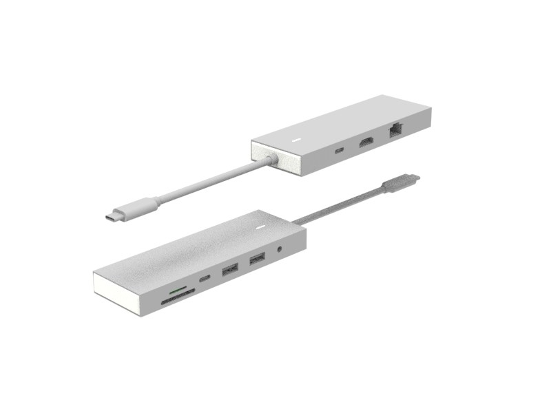 Type C naar USB 3.0 Adapter USB C Hub 9 In 1 Docking Station 4K HDMI PD Data 6 Port Type C Usb Hub
