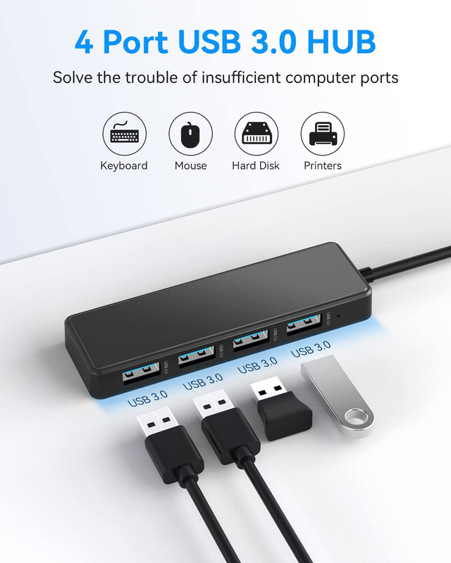 Hub USB 3.0 Hdmi USB 3.0/2.0 Type C Adapter met 10 Gbps gegevensoverdracht 1080P