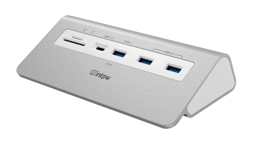 9-in-1 USB C-hub Multiport Adapter met 4K HDMI PD 100W USB-A en SD/TF kaartlezer