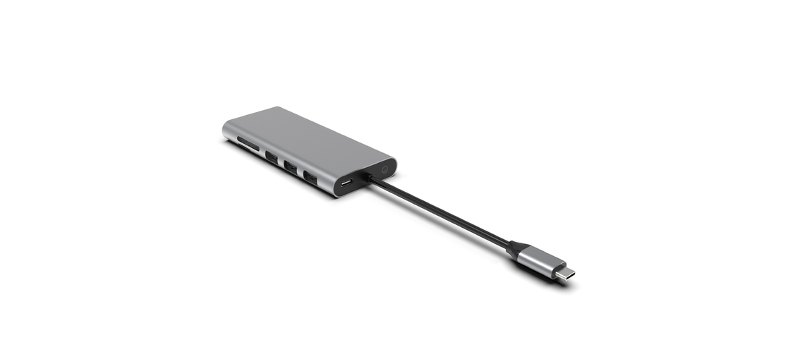 Macbook Usb A Adapter voor Macbook Air 5 In 1 Multi Ports 4K Usb Type C Slim 3.0