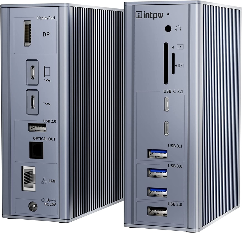 USB C Docking Station Thunderbolt 4 HDMI 8K 60Hz USB4 40Gbps 20 Multi Port Type C PD Rj45 HUB USB C 3.2 Gen 2