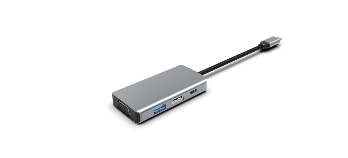 All in one HDD 4 in 1 Usb C 4 in 1 Multiport Adapter Hub Expansion Laptop Docking Station Type C tot HDMI USB 3.0 PD