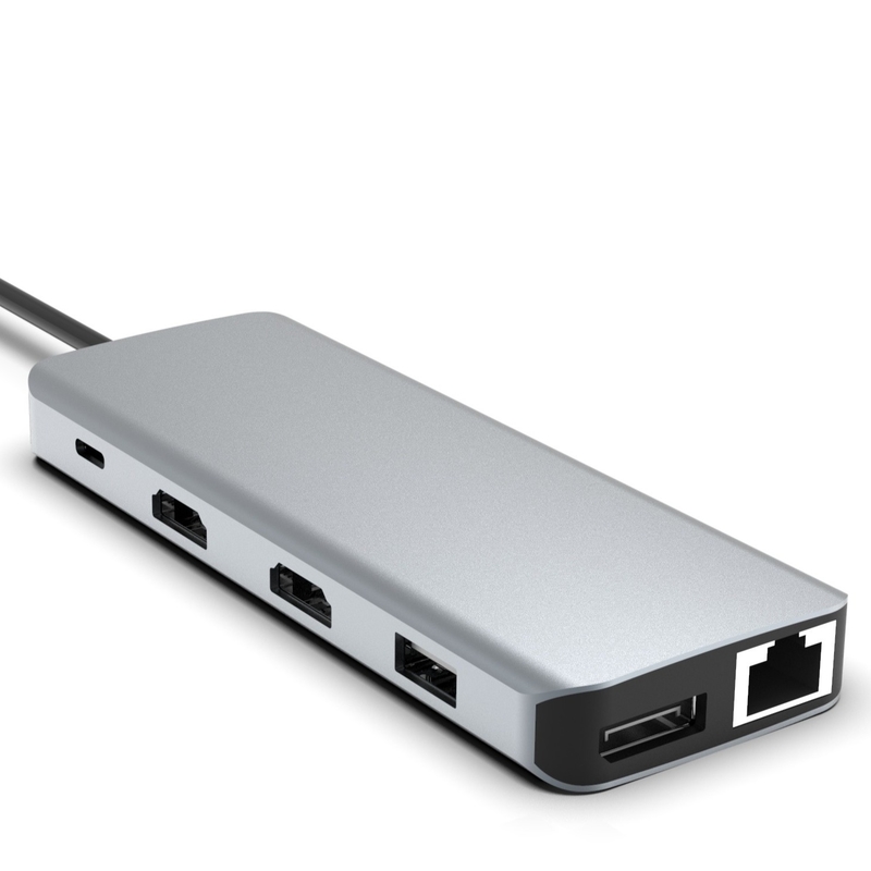 11-in-1 USB-C Hub voor MacBook Pro met 4K HDMI 100W PD USB 3.0 SD/TF kaartlezer