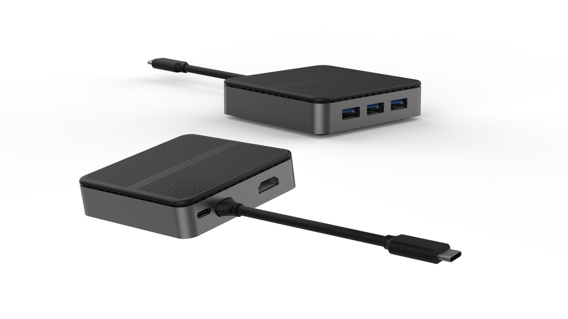 3 in 1 USB C Adapter USB C naar HDMI Multiport Adapter Type-C Hub Met 4K HDMI Port PD M Charging USB 3.0 OTG Daax 100Wta