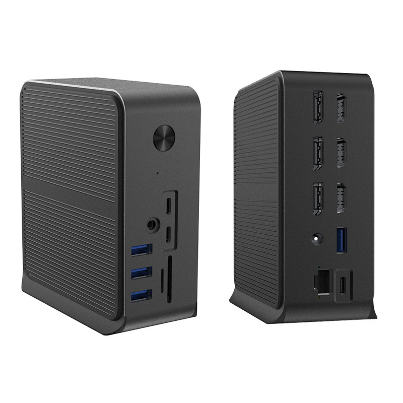 12 in 1 USB C HUB Docking Station met meerdere USB C-poorten USB Type C 4K RJ45 VGA USB Hubs Adapter