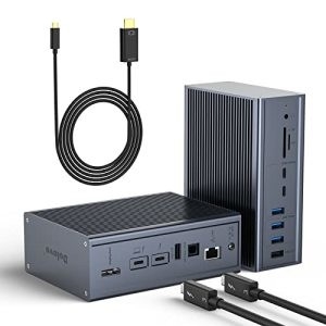 18 poorten Thunderbolt Docking Station 2 HDMI Dock Hub Voor HDMI 8K/4K Display Compatibiliteit