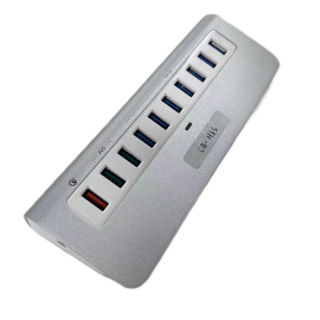 10 poorten USB A naar USB C adapter voor het opladen van smartphones en tablets