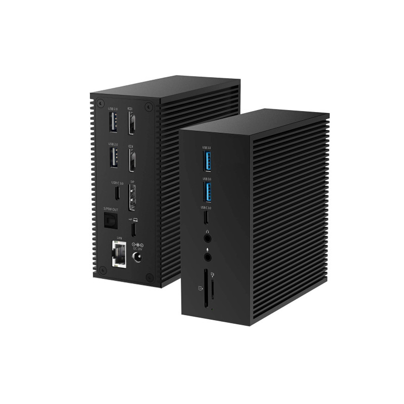 DisplayLink Docking Station Voor Macbook Pro Dual Monitors M1/M2 Windows 15 In 1 USB C 3.0 Laptop