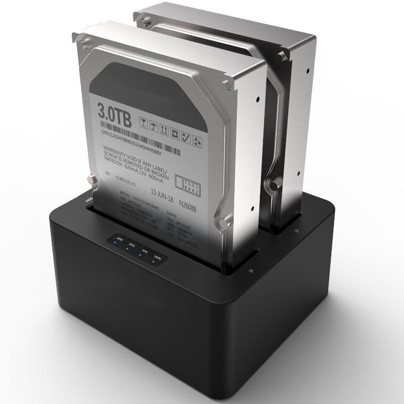 6Gbps SATA I/II/III Externe HDD Hard Drive Duplicator en Cloner met stand-alone hele schijf Clone Modes