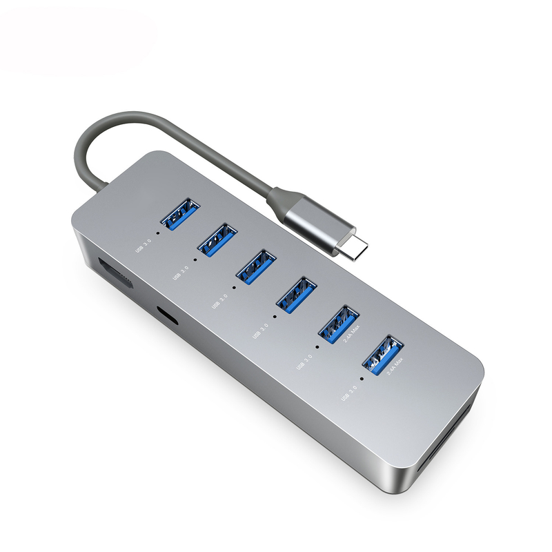 10 Gbps USB C Hub USB 3.0 Splitter USB A Expander Draagbare Multiport Data Hub Voor Laptop Imac Pro