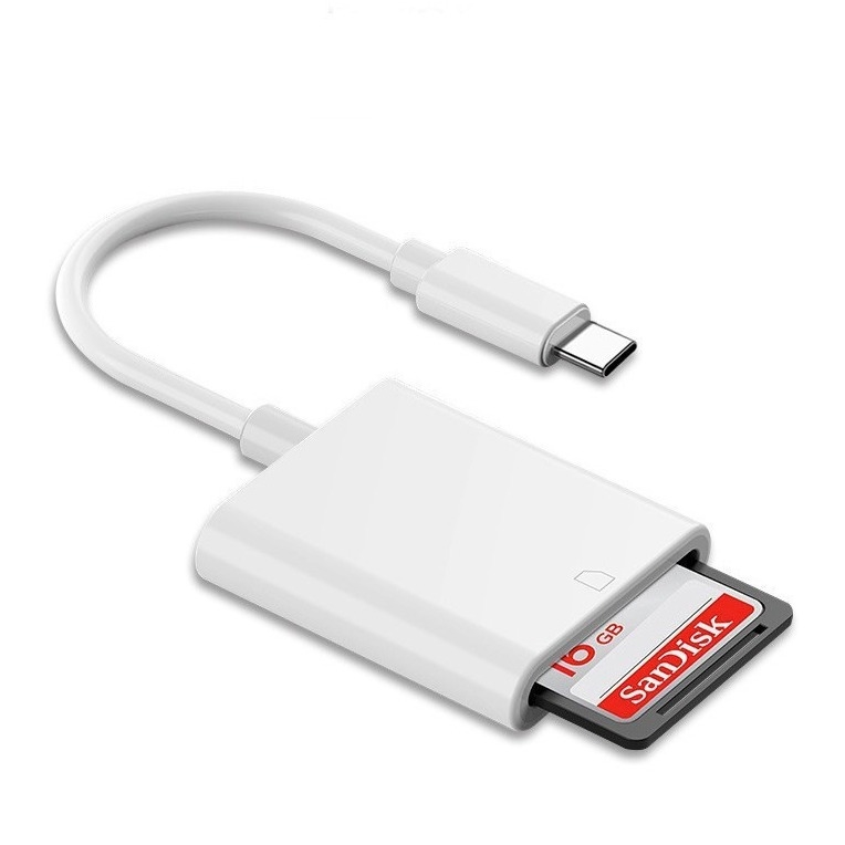 Apple Extern USB C naar SD-kaartlezer Type C Kaartlezer Camera Kaartlezer Geheugenkaartlezer Adapter