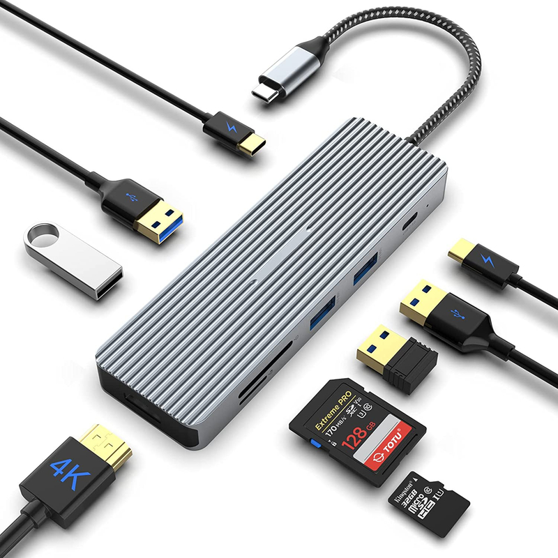 USB-C Hub Docking Station Hdmi Dual Monitor Adapter Voor Laptop Docking Station