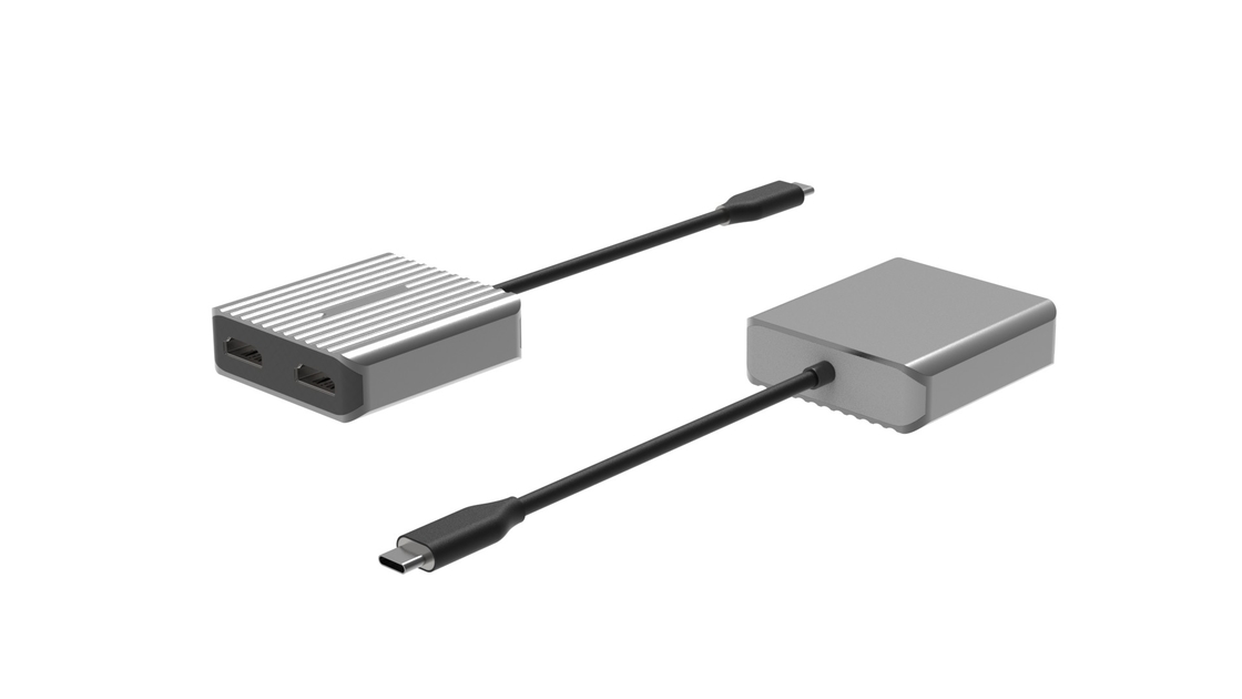 High Speed HDMI naar USB A Adapter USB 2 HDMI 8K 4K Dual Mirror Draagbaar