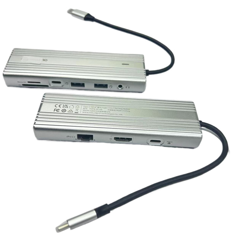 Mac USB C Hub 6 in 1 Docking Station USB-C naar USB A 3.0 PD 100W voor Mac mini m1 m2