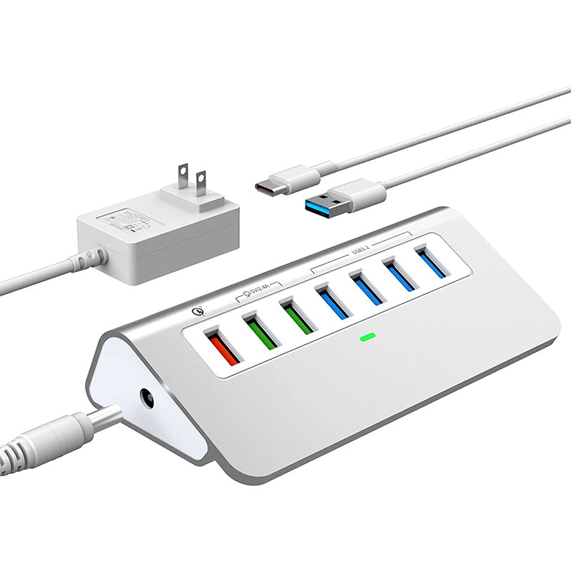Tot 10/5Gbps gegevensoverdrachtsnelheid USB-C connector hub met CE-certificering