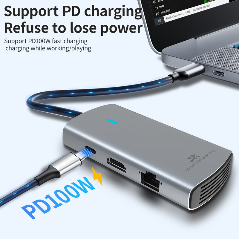 Ervaar naadloze verbinding met onze USB C Hub en USB Type-C compatibiliteit