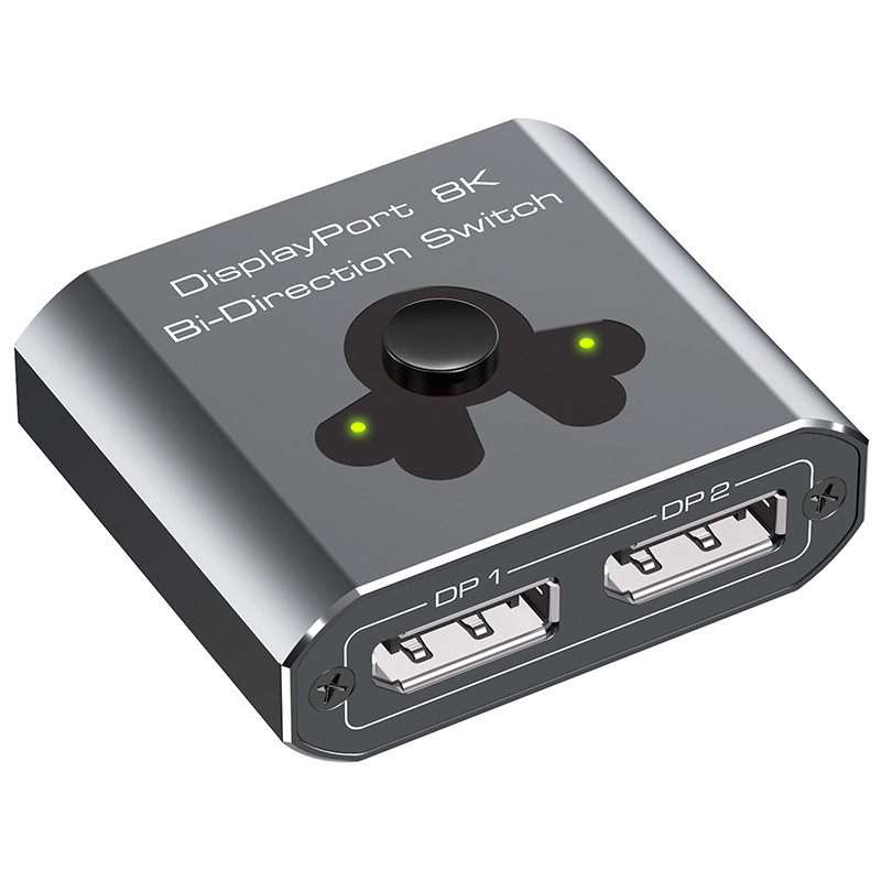 8K60Hz Port Switcher voor eenvoudige bediening en hoogwaardige DP 1.4 Switching