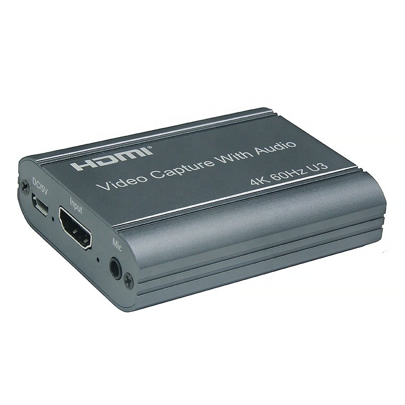 Professionele 4K 60Hz HDMI naar USB3.0 Video Capture Card met Audio Output en USB 3.0