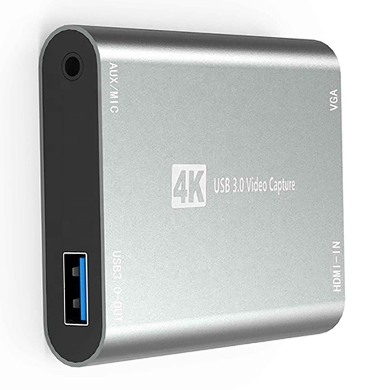 USB 3.0 HDMI Video Capture DVR Card Box met microfoon VGA Loop Out voor computercamera Xbox