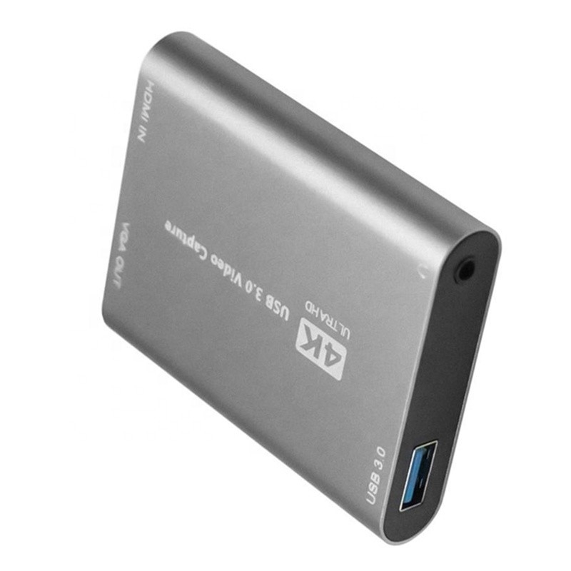 USB 3.0 HDMI Video Capture DVR Card Box met microfoon VGA Loop Out voor computercamera Xbox