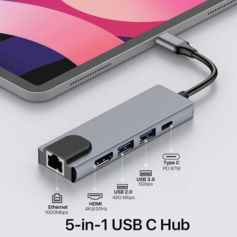 USB C Adapter 13 in 1 4K HDMI Hub Type C naar HDMI 4K USB 3.0 2.0 PD Charging Converter