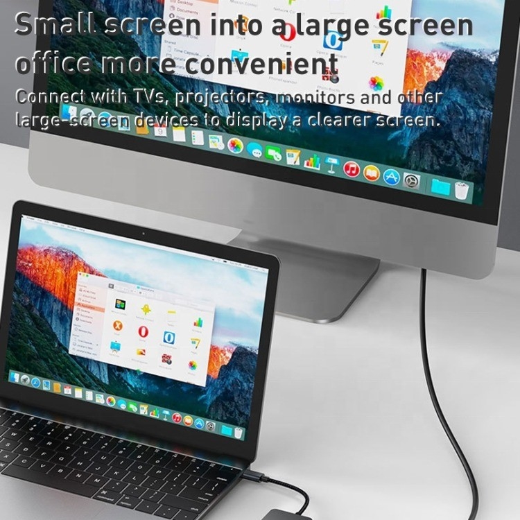 8-in-1 Multiport Adapter USB-C Hub Met HDMI 3 USB3.0 RJ45 En PD Uitgang 5-8 poorten