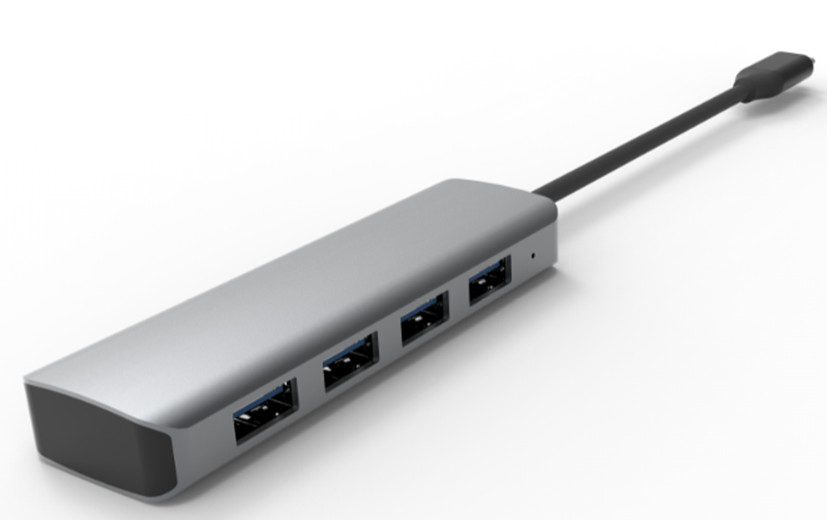USB 3.0 tot 6 poorten USB-hub en 1000Mbps Ethernet-adapter voor compatibiliteit tussen man en vrouw