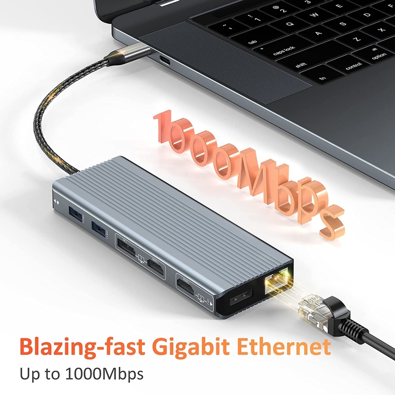 Gegevensoverdracht tot 5/10Gbps Thunderbolt Laptop verbinding met 85/100W stroomvoorziening voor krachtige prestaties