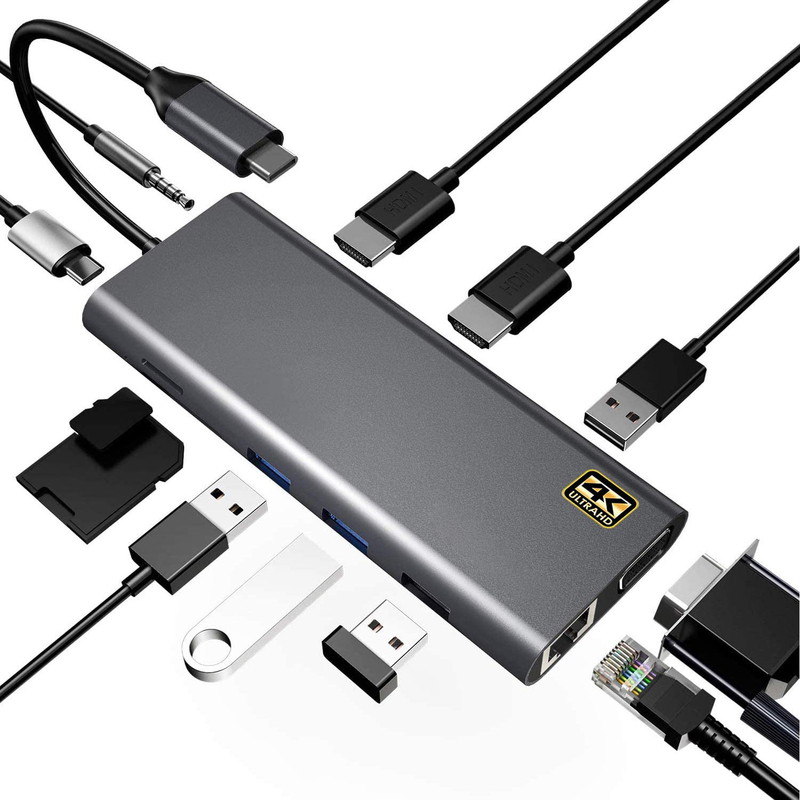 Gegevensoverdracht tot 5/10Gbps Thunderbolt Laptop verbinding met 85/100W stroomvoorziening voor krachtige prestaties