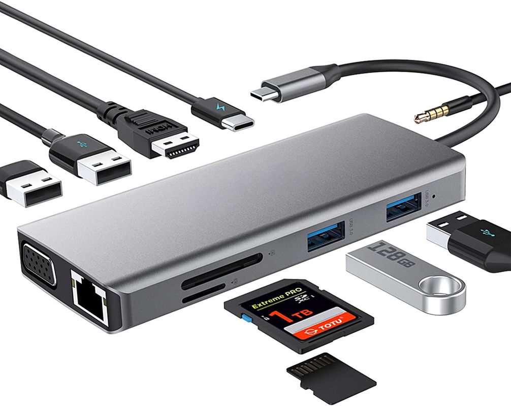 Loop-out USB C Type C Hub met High Definition 4K 60Hz HDMI Video Capture Card
