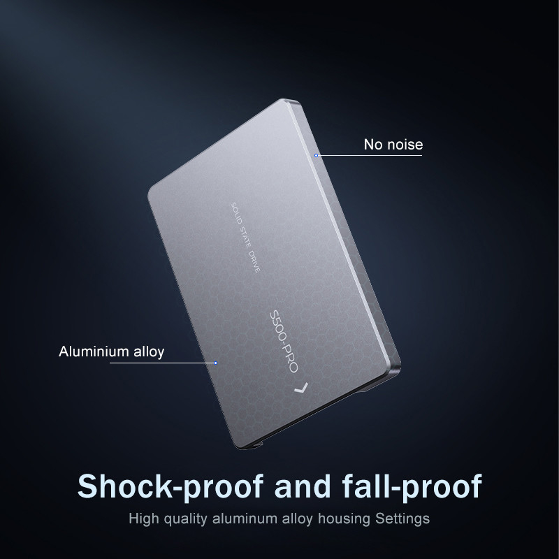 Tot 4TB SSD Schokbestendigheid 350G bij 0,5 ms 0°C tot 55°C Schokbestendigheid