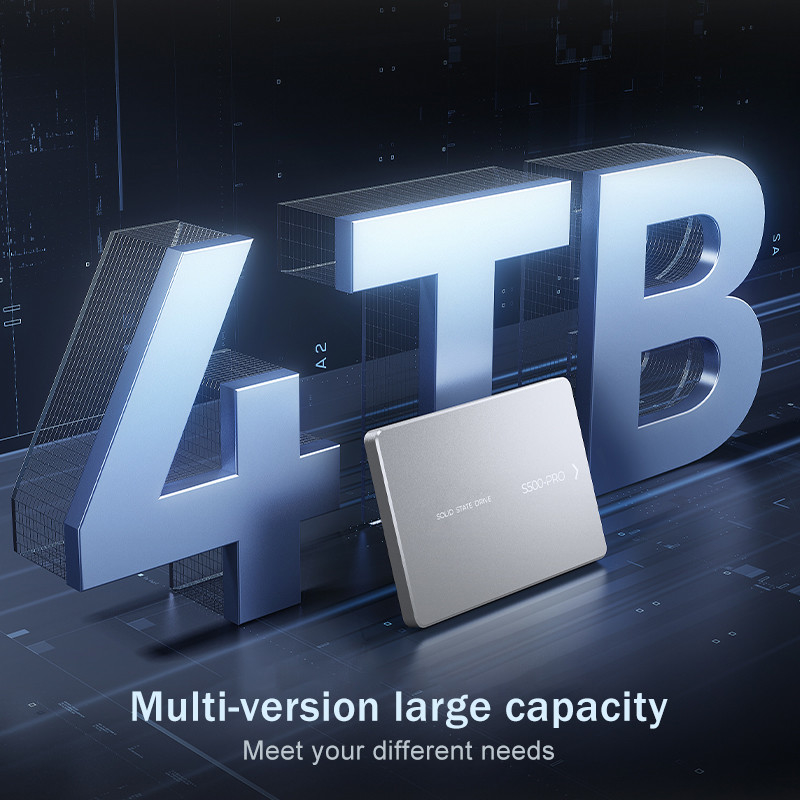Tot 4TB SSD Schokbestendigheid 350G bij 0,5 ms 0°C tot 55°C Schokbestendigheid