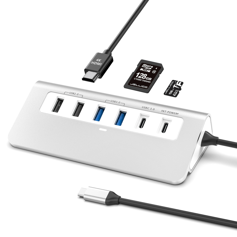 Bijkomende functies 9 in 1 USB-C Docking Station met gebruikershandleiding en compact ontwerp