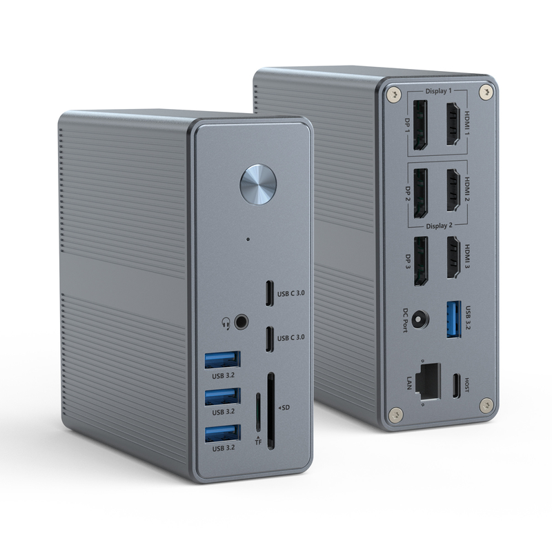 DC36-X1 Thunderbolt Docking met 60Hz/30Hz-displayondersteuning en tot 10Gbps gegevensoverdracht