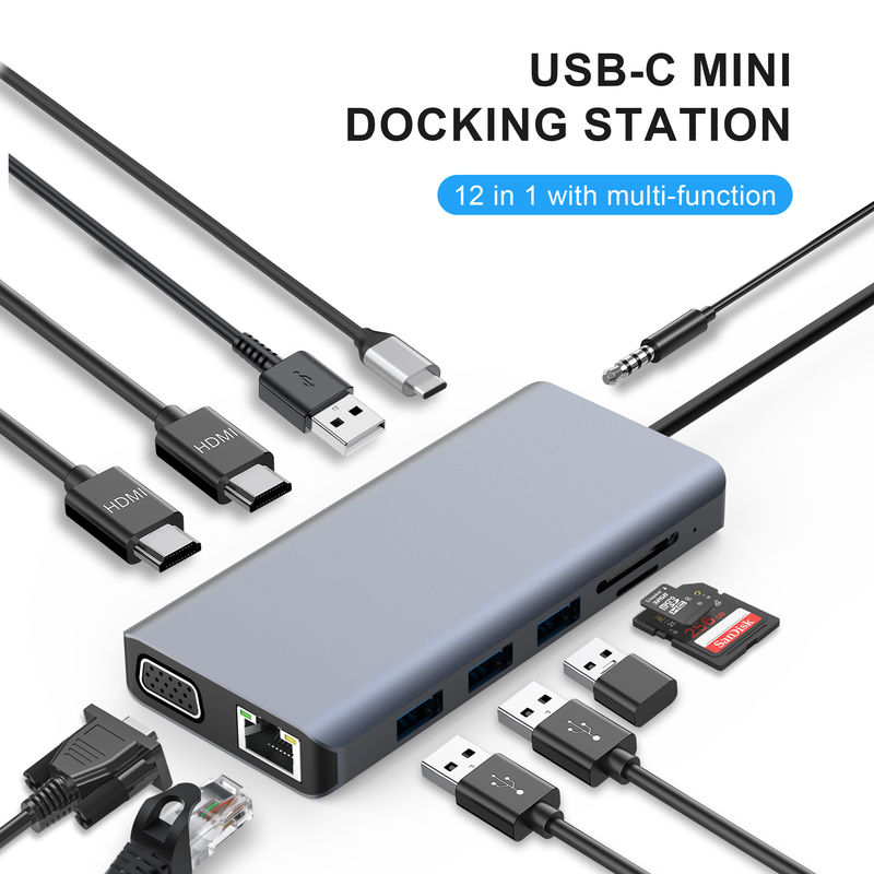 USB-C Docking Station De perfecte combinatie van USB 3.1 Interface Type en Type C Port Connectivity