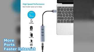 USB Ethernet Hub Sneller internet en meer poorten